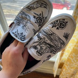 Vans x Sketchy Tank Slip ons